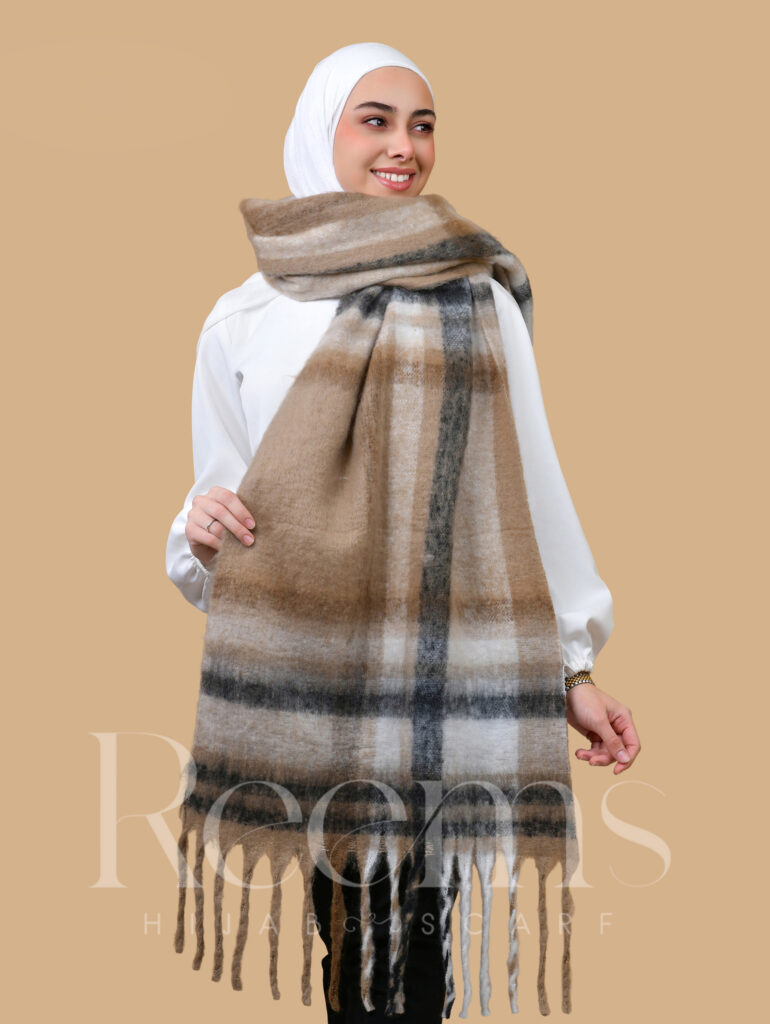 Mohair Style Fluffy Women's Scarf