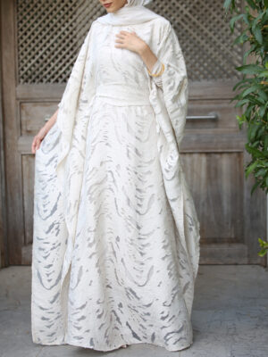Ramadan Jacquard  Two Layers Abaya