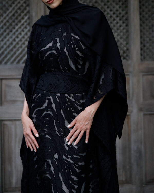 Ramadan Jacquard  Two Layers Abaya